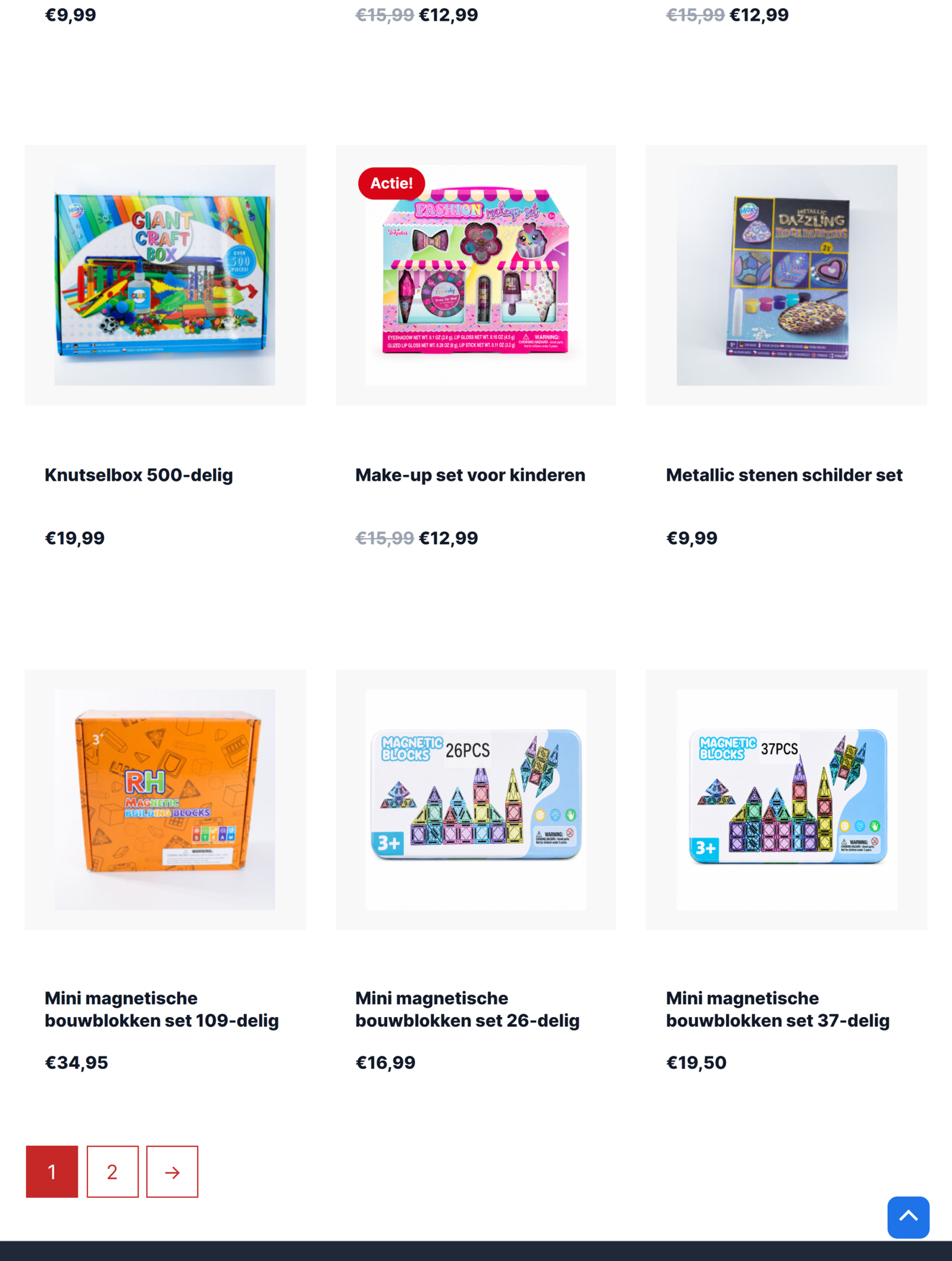 Productassortiment van RH Winkel